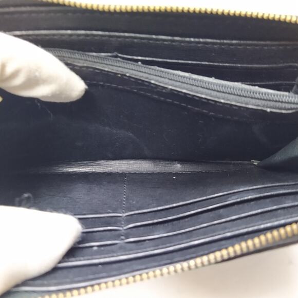 Fossil Patchwork Multicolor Leather Zip Around Credit Card Wallet - Picture 13 of 16